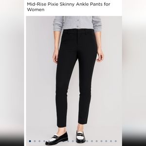 Mid-Rise Pixie Skinny Ankle Pants for Women